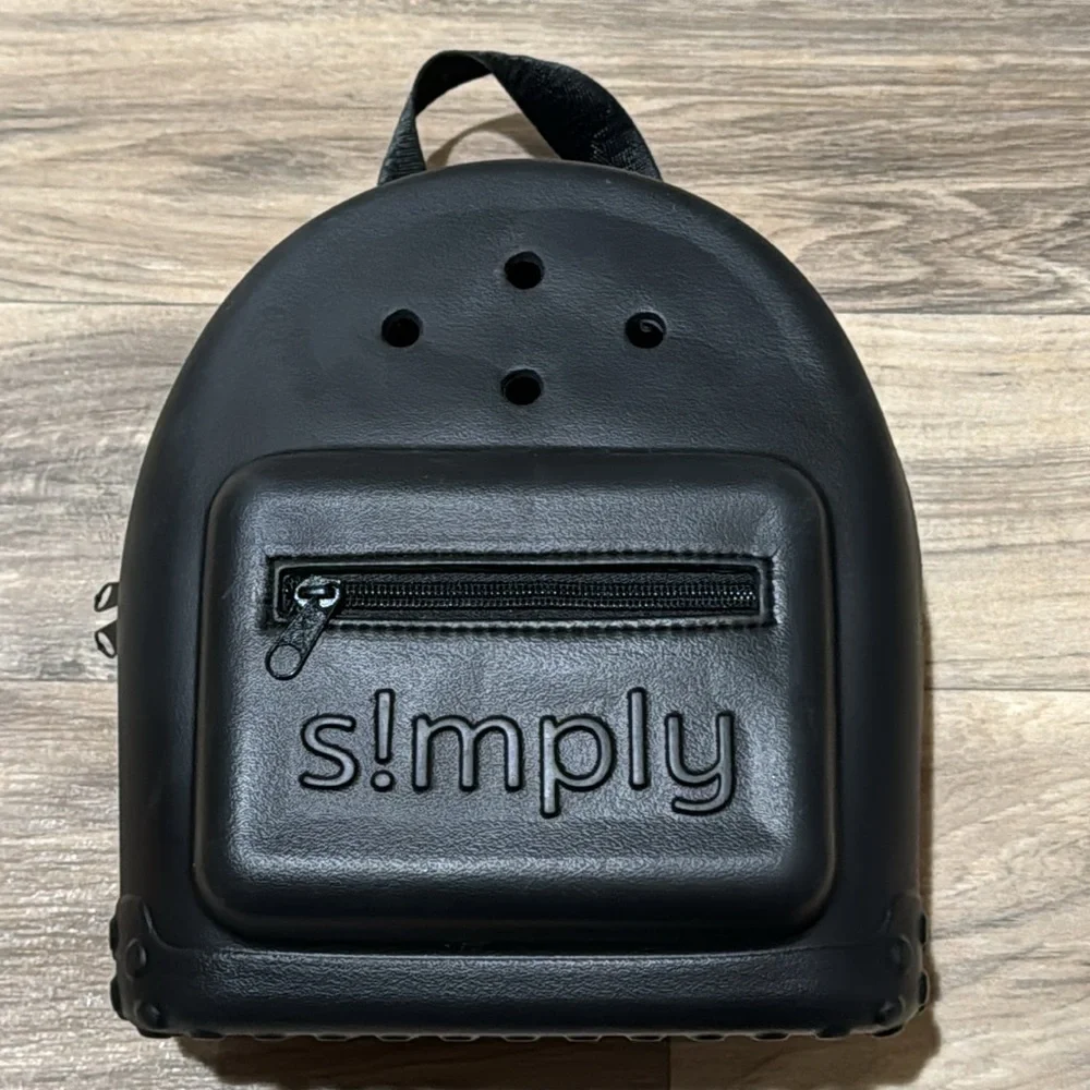 Simply Southern Bag Water Resistant Backpack Purse Adjustable Straps Black‎